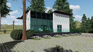 3D model reading room