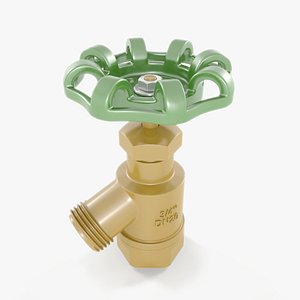 3D Bent nose garden valve