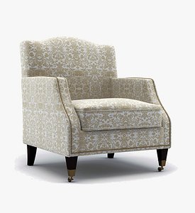 3d model armchair baker 520 31