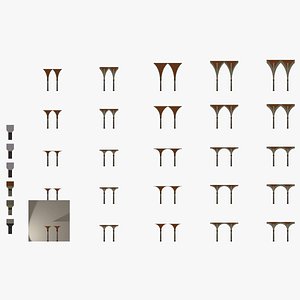 3d model vaults bricks stones