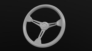 3D steer wheel model