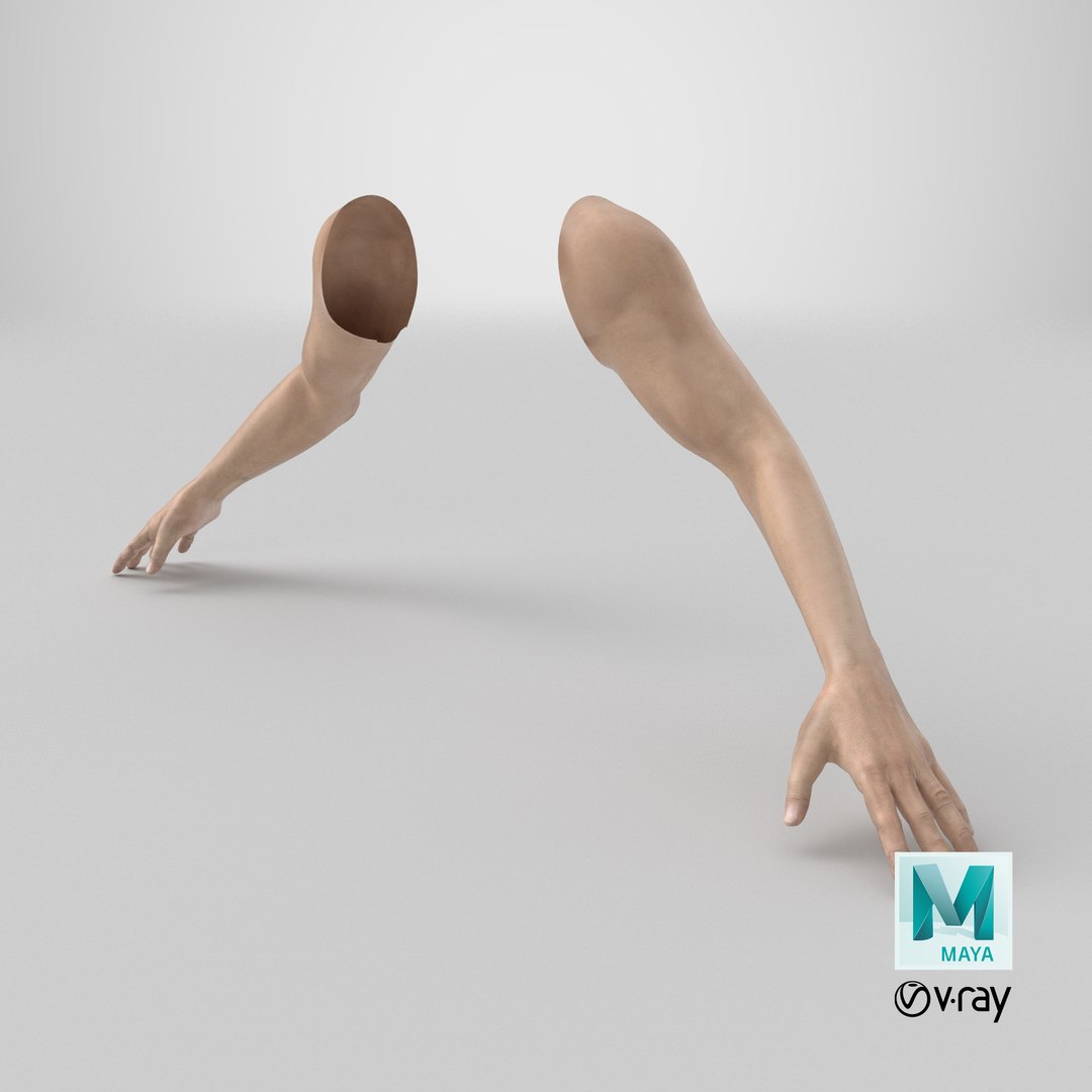 3D Model Male Hand Model With UV And Textures - TurboSquid 2391114