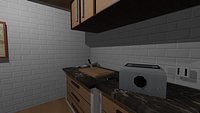 Stylised Kitchen set model