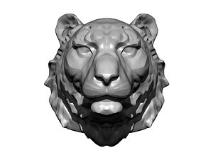 Tiger Head 3D Model $129 - .ztl .max .fbx .obj - Free3D