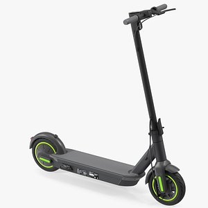 3D Electric Scooter Rigged for Maya