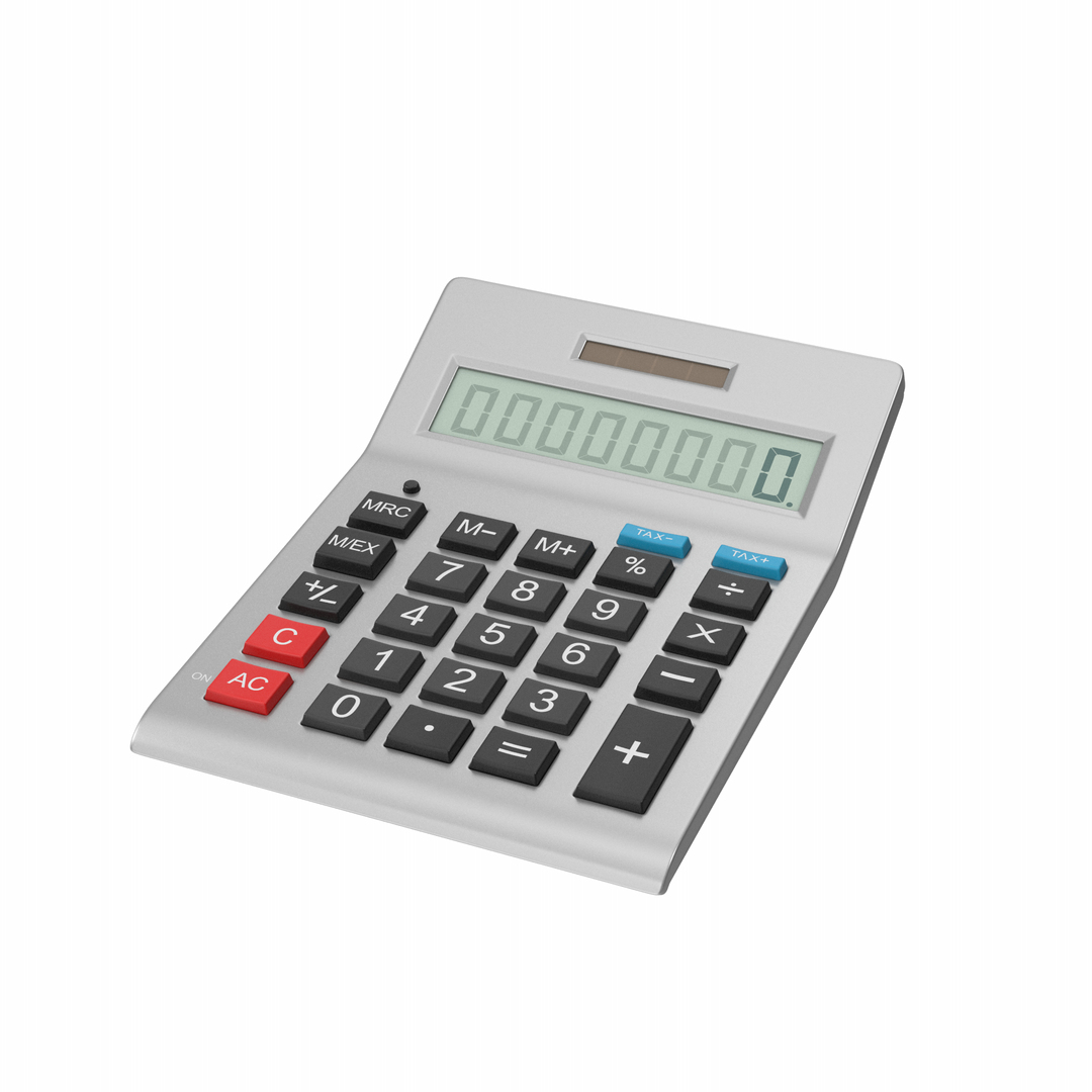 3D Calculator Model - TurboSquid 1868820