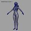 3d model female body