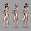 3d model female body