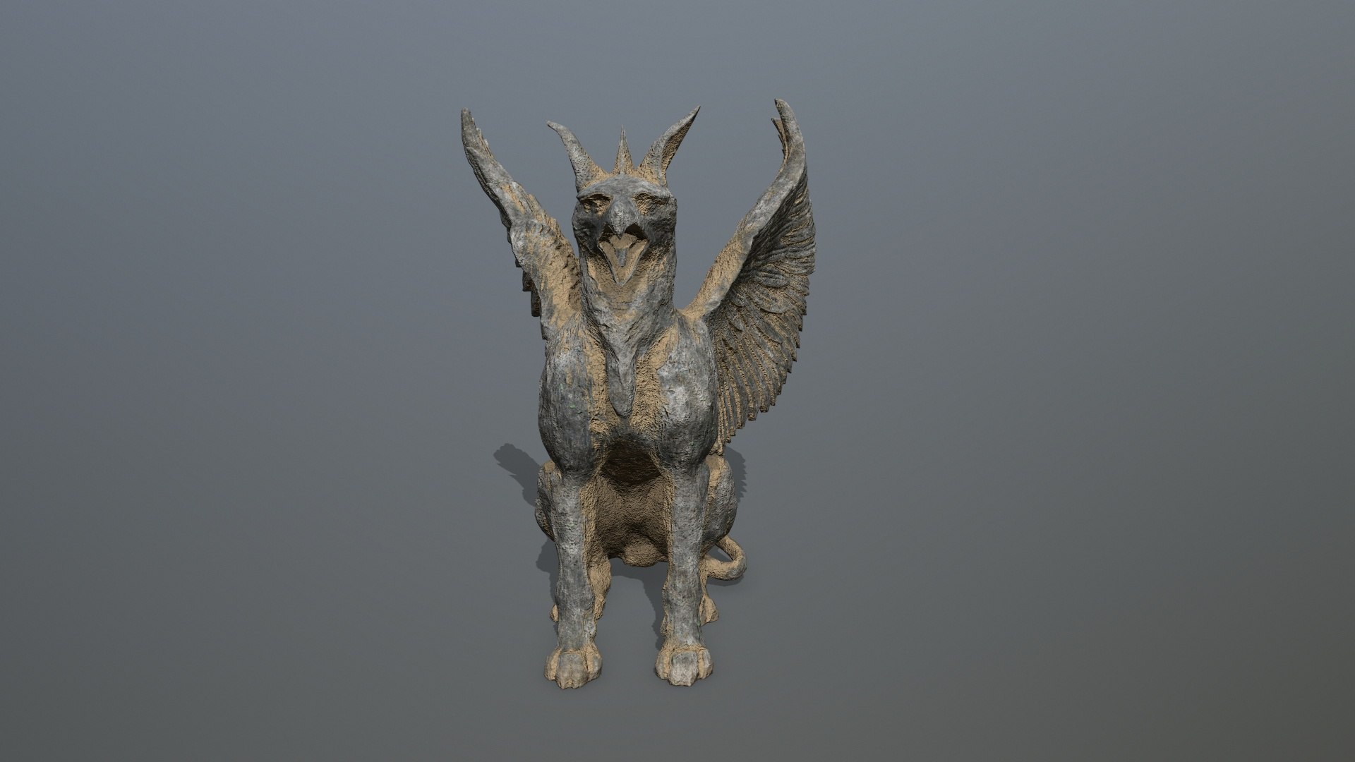 Statue Creature Model - TurboSquid 2054424
