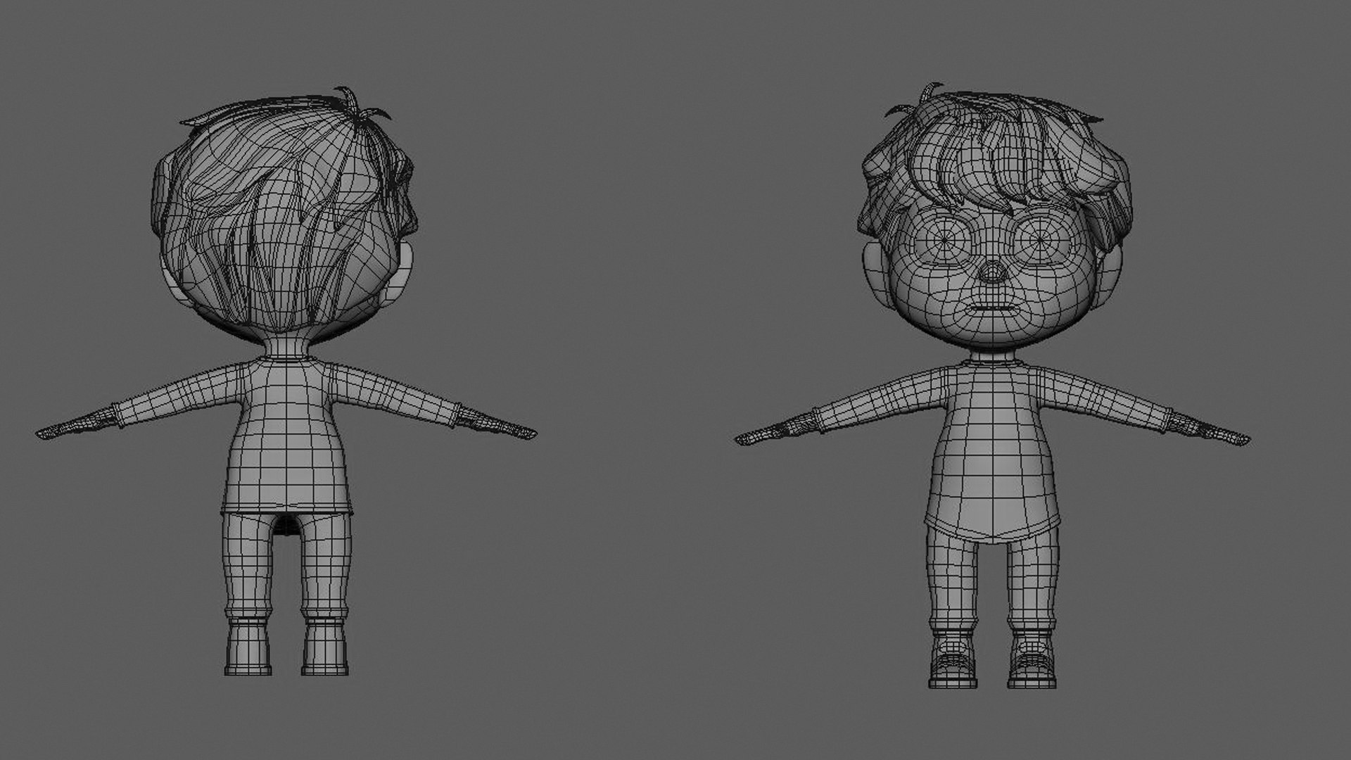 3D Cartooon Boy Rigged 3D model https://p.turbosquid.com/ts-thumb/YV/WEvLZz/UZ/wireframe01/jpg/1675419208/1920x1080/fit_q87/ba50c15da1ca60e395d4103752b328ae9f8b4e0c/wireframe01.jpg