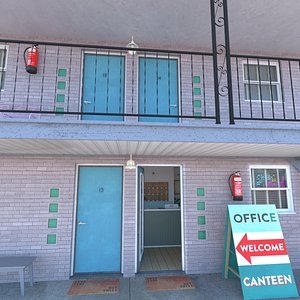 Star Motel Office 3D model