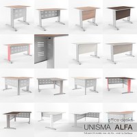 Office Desks Unisma Alfa (full pack)