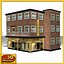 Low Poly Shop Facade