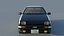 Toyota Trueno AE86 Initial D stylized