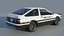 Toyota Trueno AE86 Initial D stylized