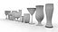 3D model Glass collection