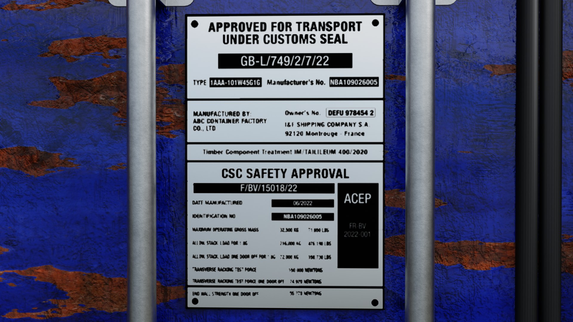 Shipping Container model https://p.turbosquid.com/ts-thumb/YV/lj89Qq/jx/5/png/1691577433/1920x1080/fit_q87/d89005f8cc1d040aedec5ffe14505844f529c215/5.jpg