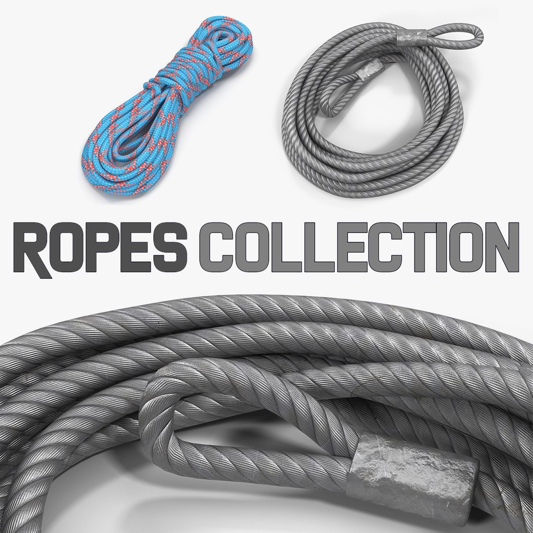 Ropes Collection 3D model preview