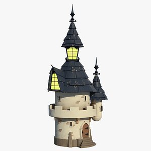 3D cartoon tower