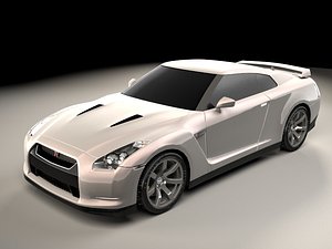 nissan gt-r 3D model