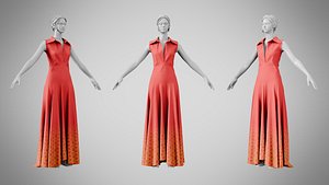 Dress 55 Average Red