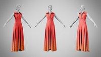 Dress 55 Average Red