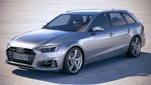 3D model audi a4 avant