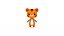 Zeichentrickfigur Tiger v002