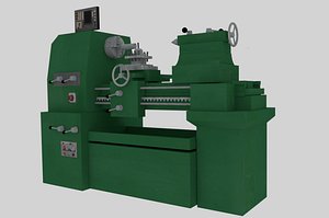 3D turning machine model