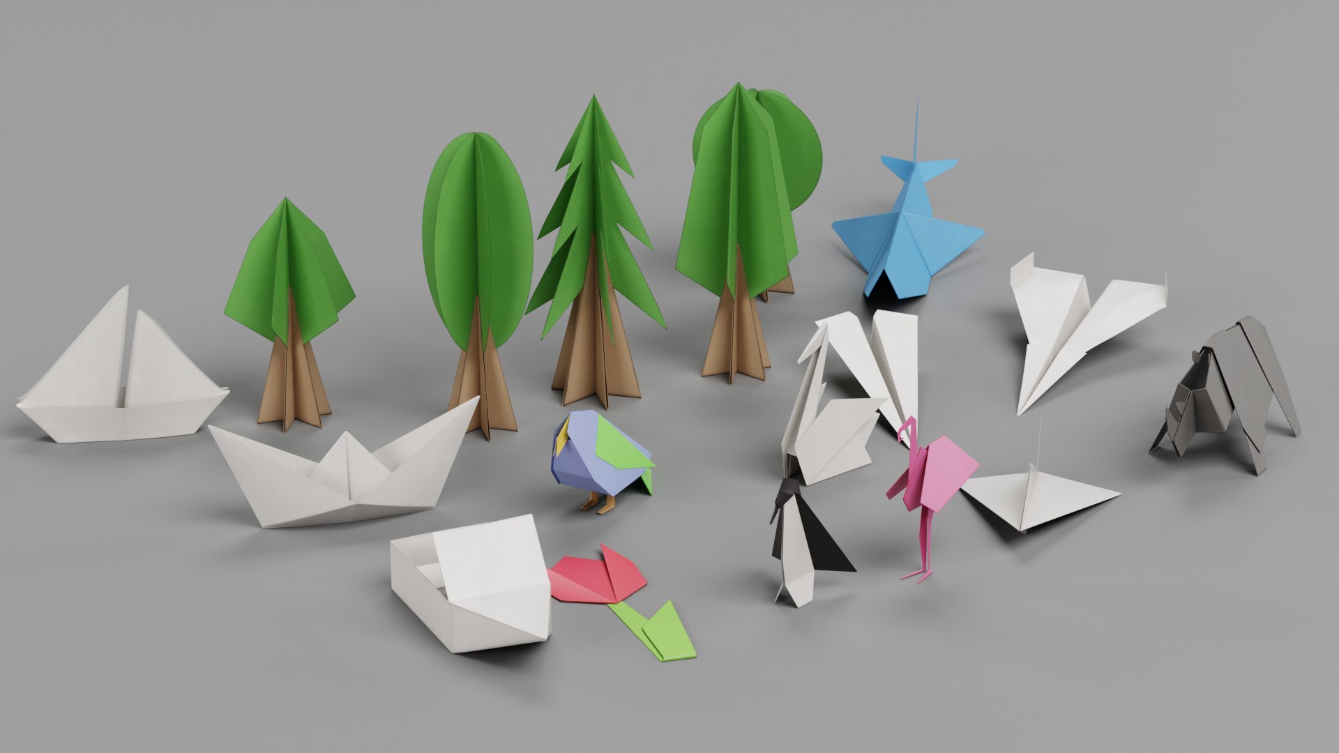 Origami Collections 3D model https://p.turbosquid.com/ts-thumb/YW/1gRuO0/Q1/papermodelsc/png/1707225890/1920x1080/fit_q87/295d565c373ab8c24a8b37112b7916dcb89de974/papermodelsc.jpg