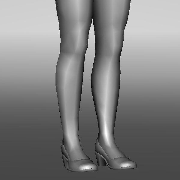 3d girl female human model