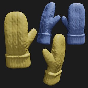 Rigged Colored mitten