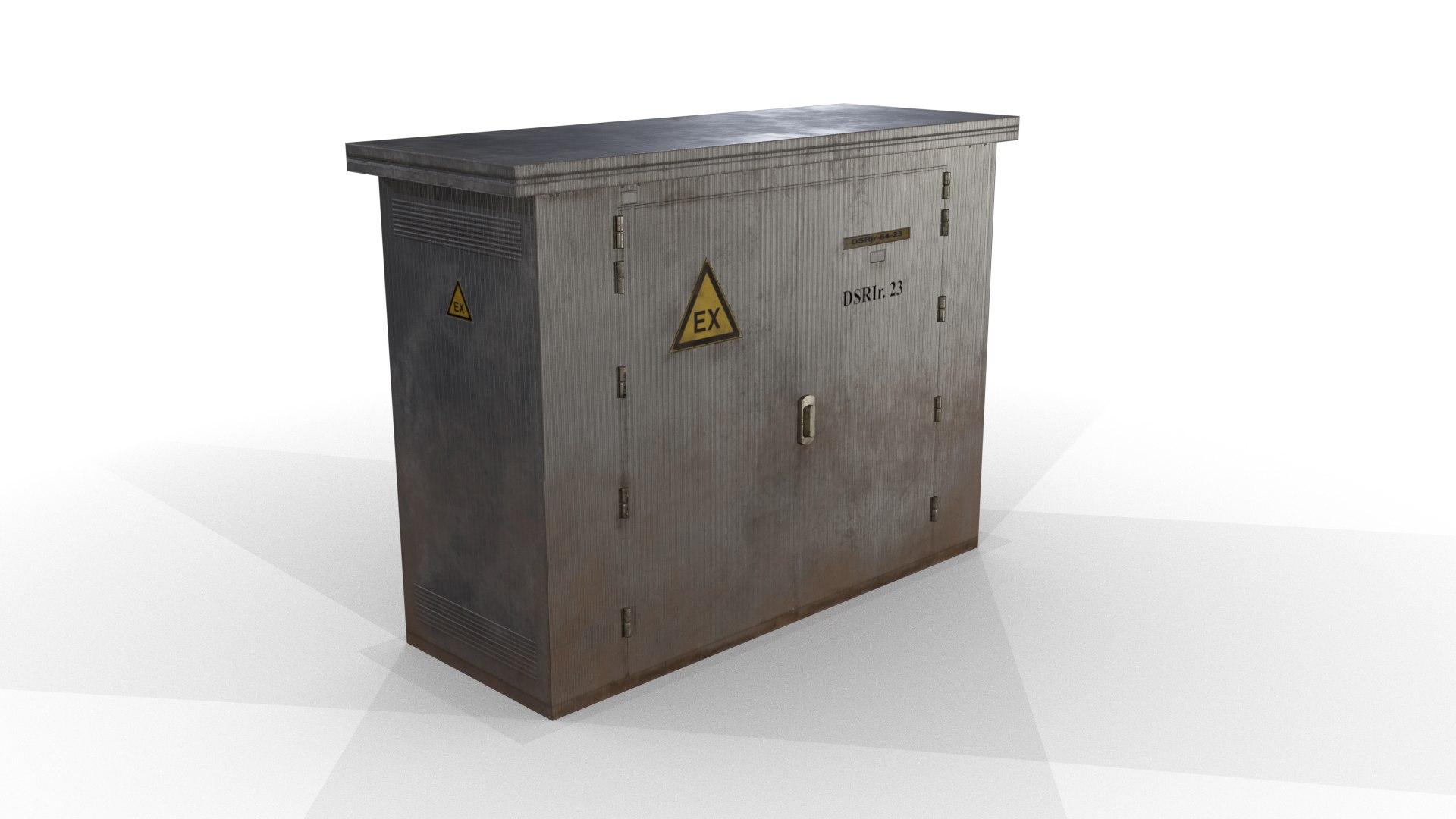 LowPoly Electric Meter Box 3D - TurboSquid 2280908