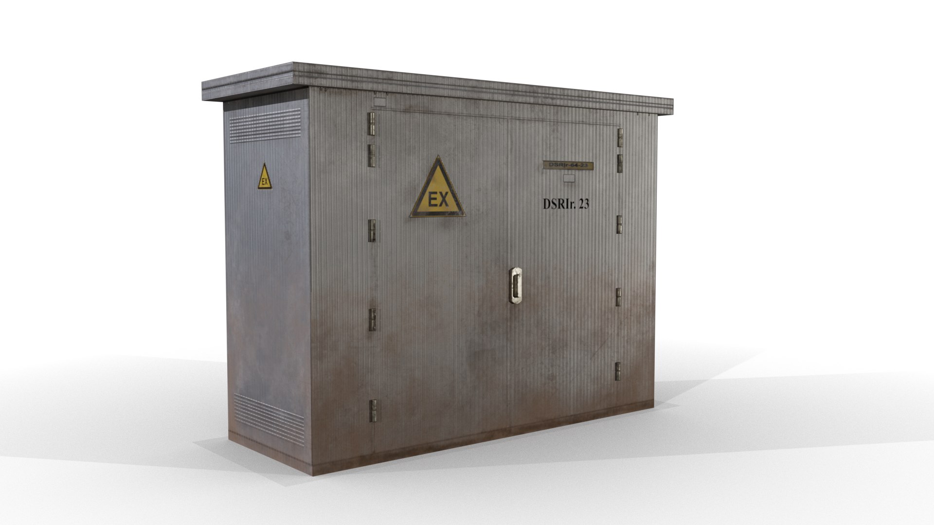 LowPoly Electric Meter Box 3D - TurboSquid 2280908