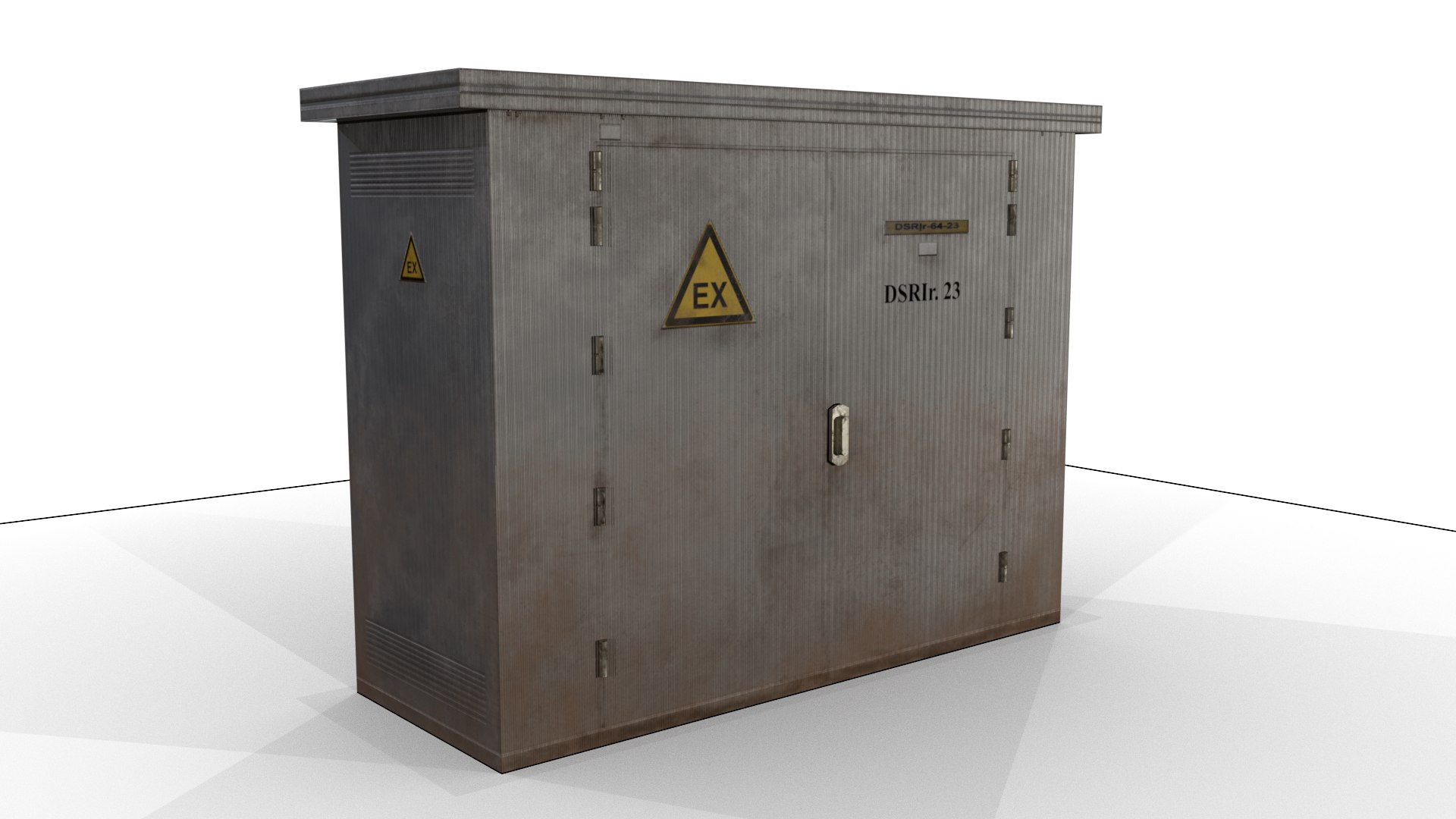 LowPoly Electric Meter Box 3D - TurboSquid 2280908
