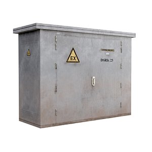 LowPoly electric meter box