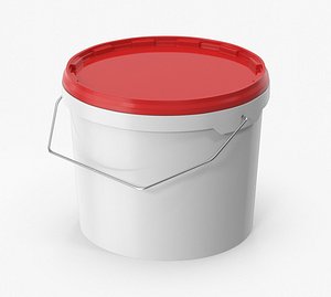 3D plastic bucket