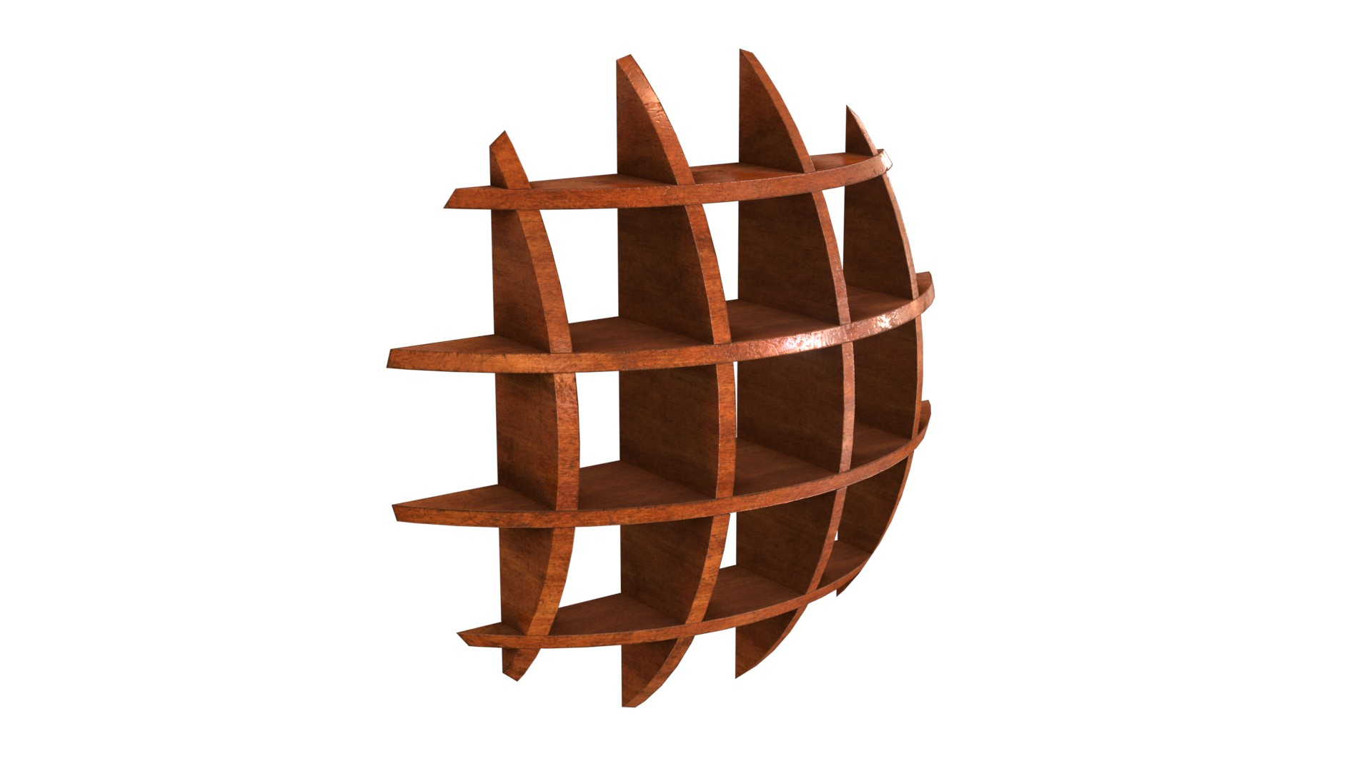 Free 3D Half Sphere Wall Shelf TurboSquid 1718712