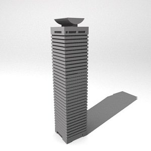 skyscraper sky scraper 3d model