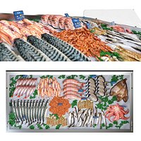 Seafood display