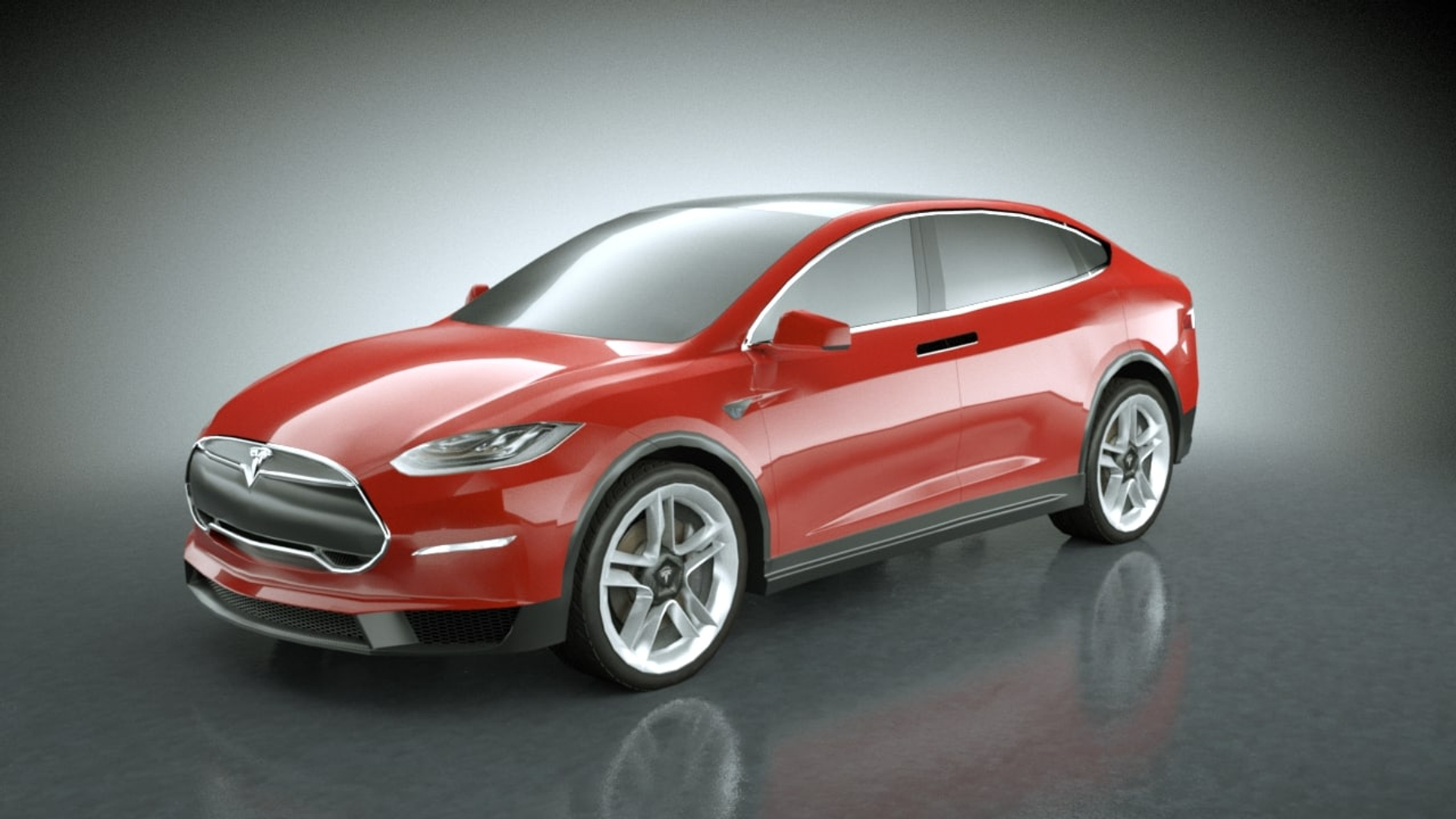 3ds 2014 tesla x modeled
