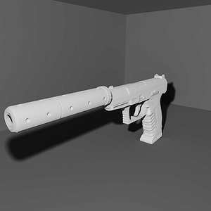 3d walther p99 pistol model