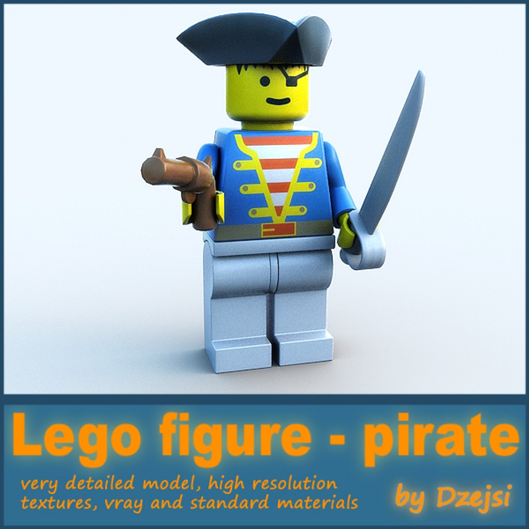 Lego Character 3d Max