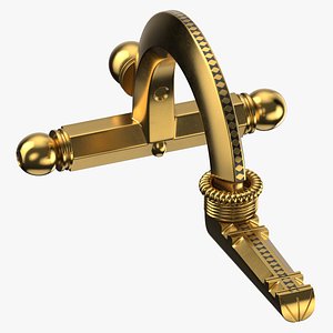 Roman Gold Fibula 3D model