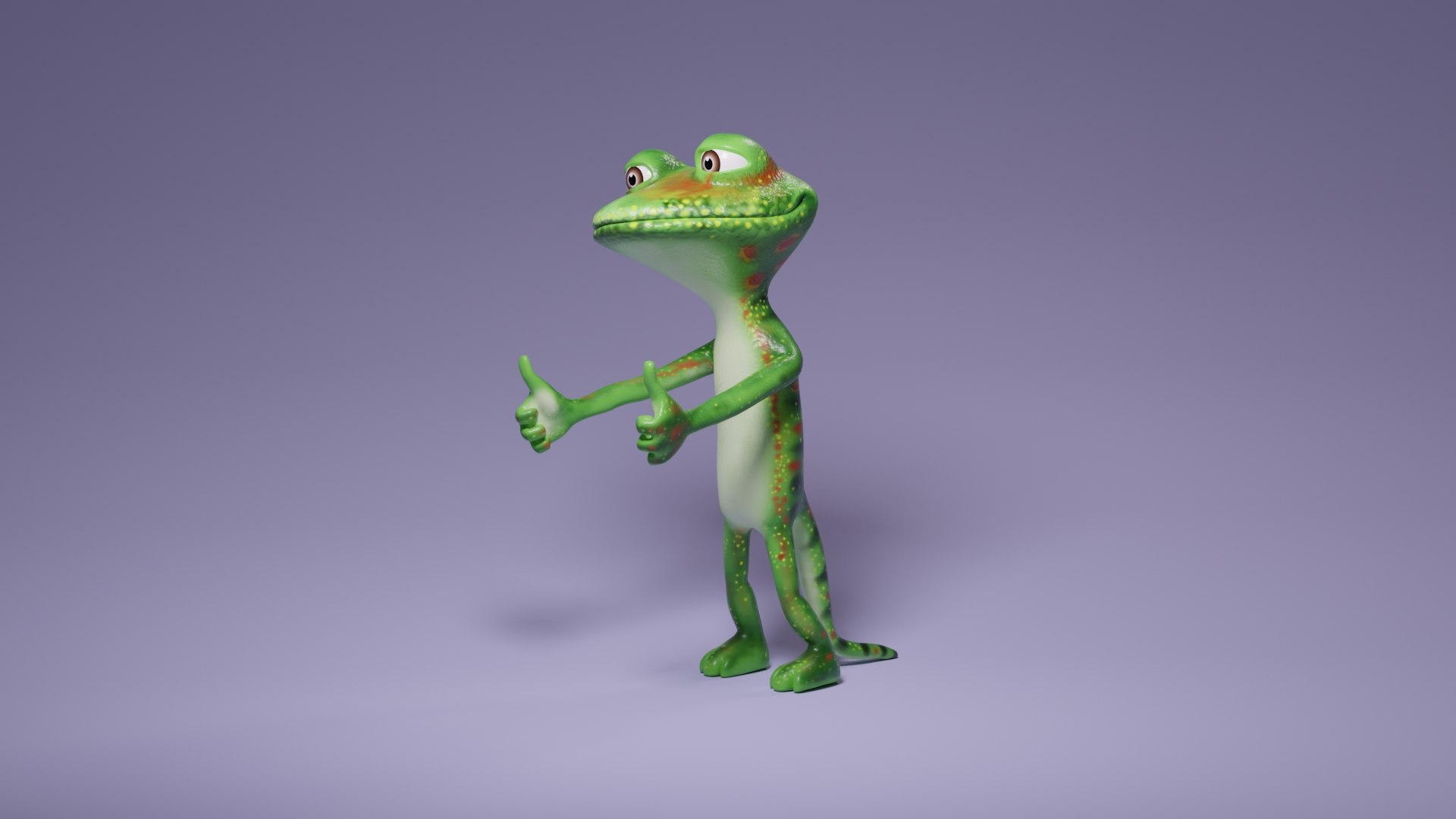 3D Model Toon Humanoid Lizard - TurboSquid 1774544