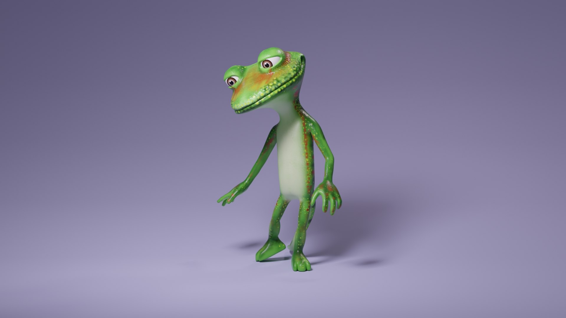 3D Model Toon Humanoid Lizard - TurboSquid 1774544