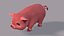 3D pig cartoon v03 animal