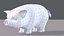 3D pig cartoon v03 animal