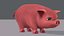 3D pig cartoon v03 animal