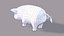 3D pig cartoon v03 animal
